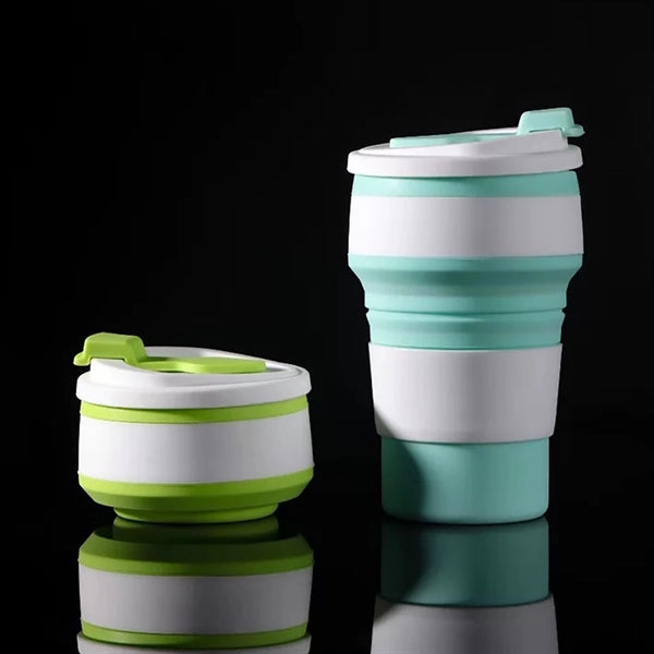 12 Oz Silicone Collapsible Coffee Mug