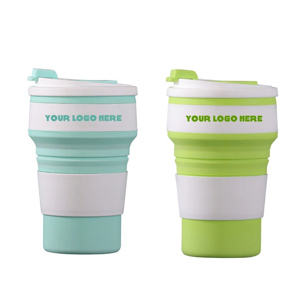 12 Oz Silicone Collapsible Coffee Mug