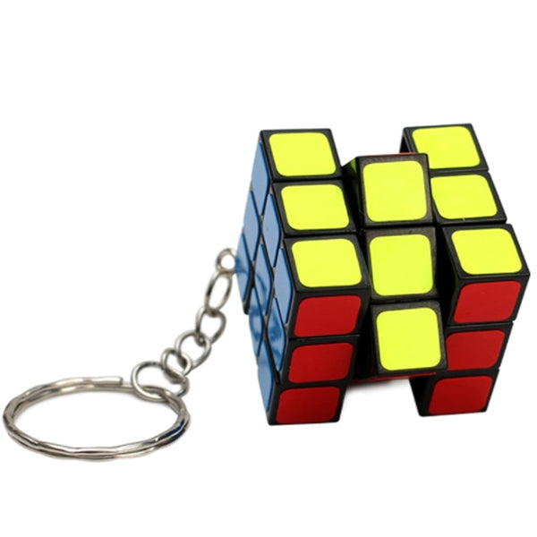 Mini Rubik Cube With Keychain