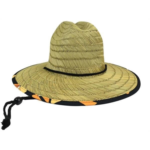 Large Brim Lifeguard Straw Hat
