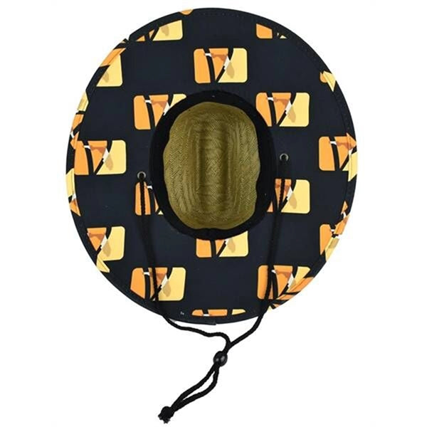 Large Brim Lifeguard Straw Hat