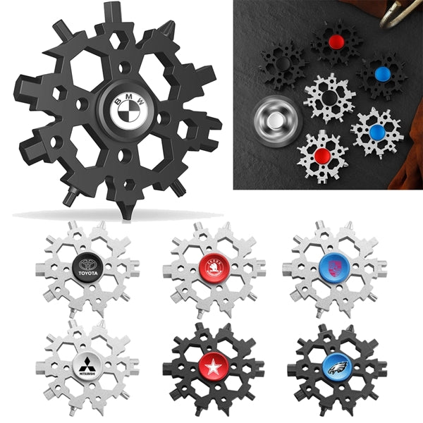 Fidget Spinner 23 in 1 Snowflake Multi Tool