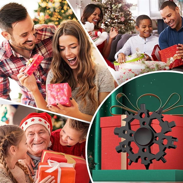 Fidget Spinner 23 in 1 Snowflake Multi Tool