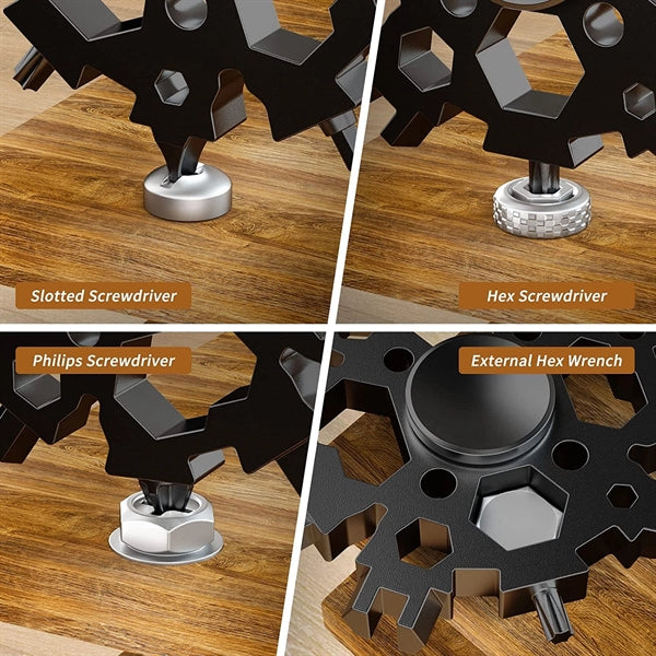 Fidget Spinner 23 in 1 Snowflake Multi Tool