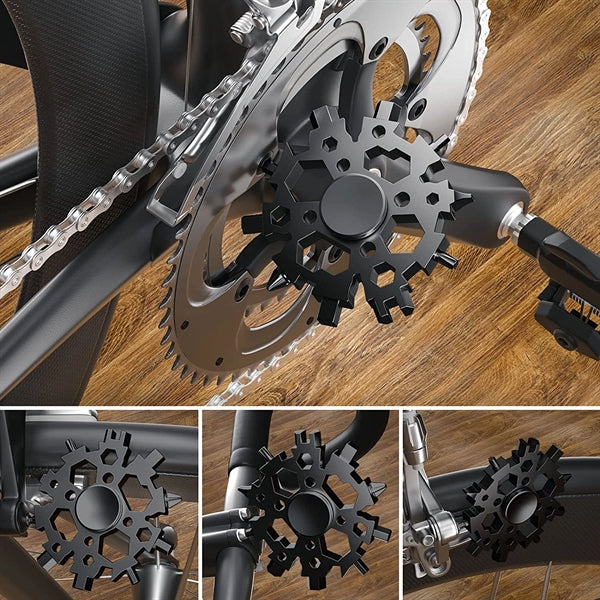 Fidget Spinner 23 in 1 Snowflake Multi Tool