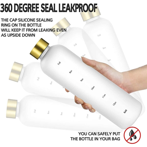 32oz Water Bottle with Time Marker
