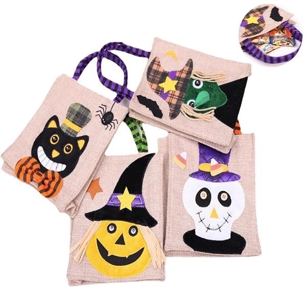 Halloween Kids Children Candy Shopping Storage Tote Bag
