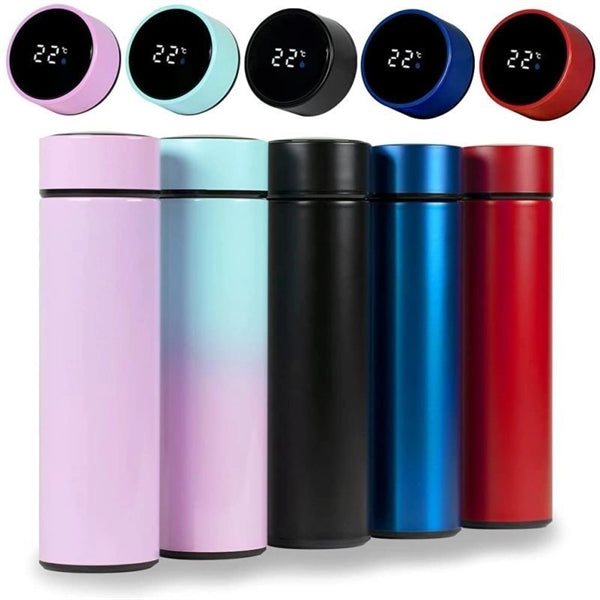 Insulated Water Bottle With Led Vacuum Drink Cup Custom