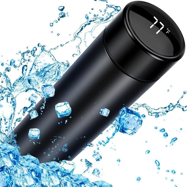 Insulated Water Bottle With Led Vacuum Drink Cup Custom