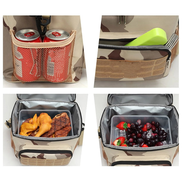24-Can Camo Cooler Tote Bag