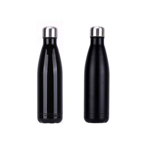 Cola-Style Double Wall Stainless Steel Water Bottle, 17 oz.