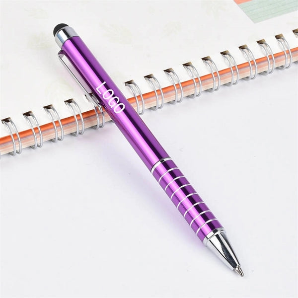 2 in 1 Stylus Twist Action ballpoint Pens