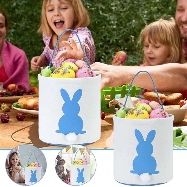 Kids Easter Bunny Basket Egg Bags