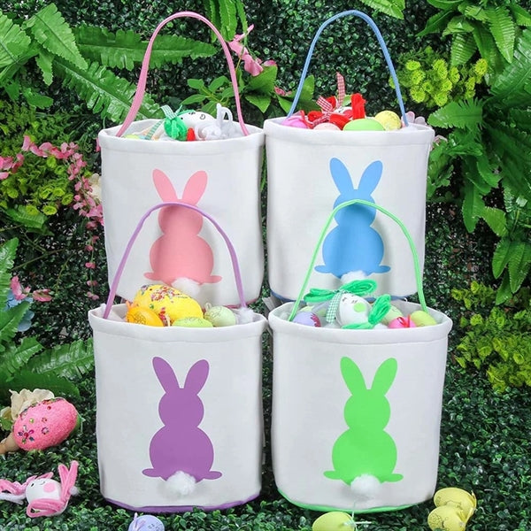 Kids Easter Bunny Basket Egg Bags