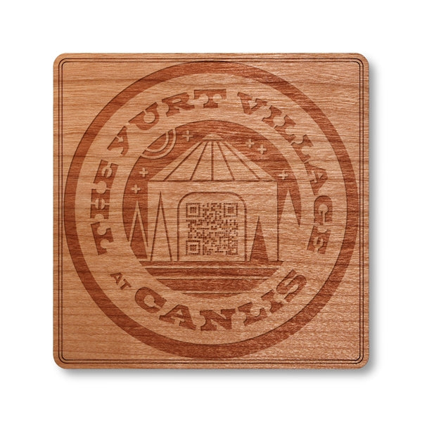 Wooden Coaster 4 In