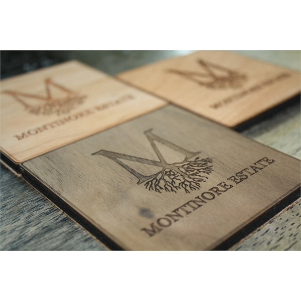 Wooden Coaster 4 In