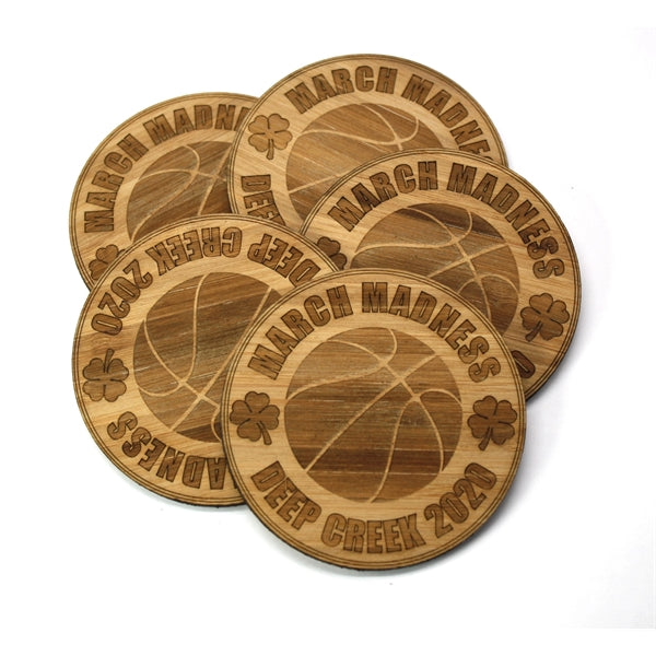 Wooden Coaster 4 In