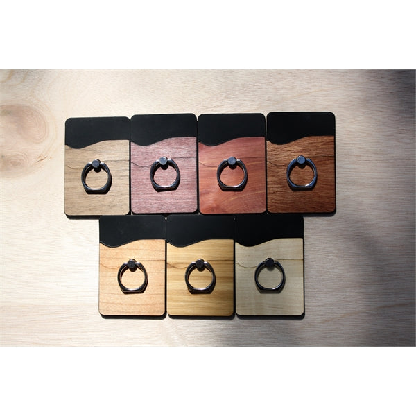 Wooden Wallet, Phone Holder & Stand