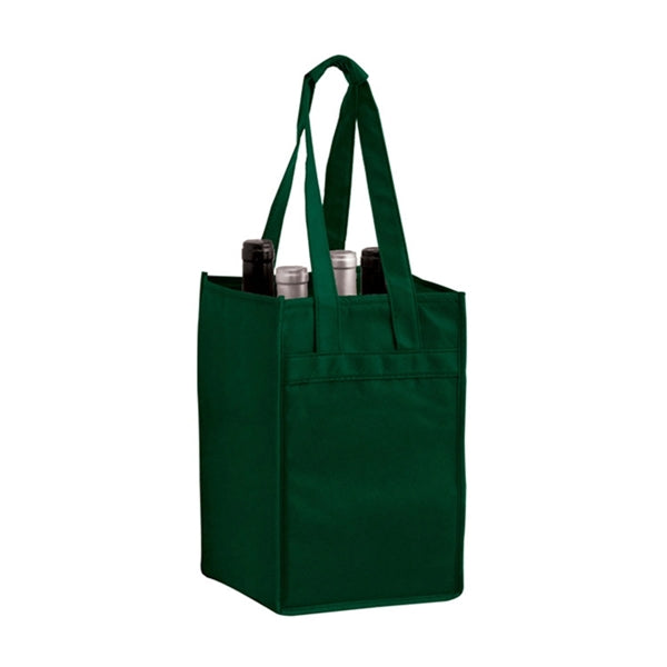 Canvas Bottle Totes with Divider