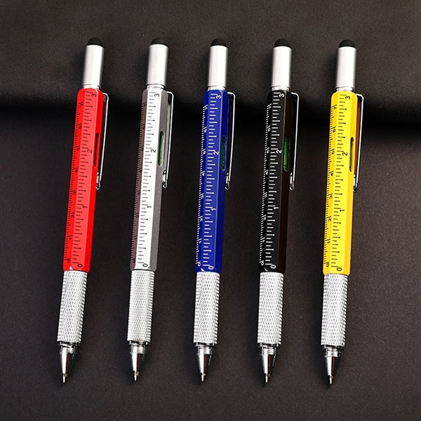 6 in 1 Multifunctional Ballpoint Pen Tech Tool Stylus Design