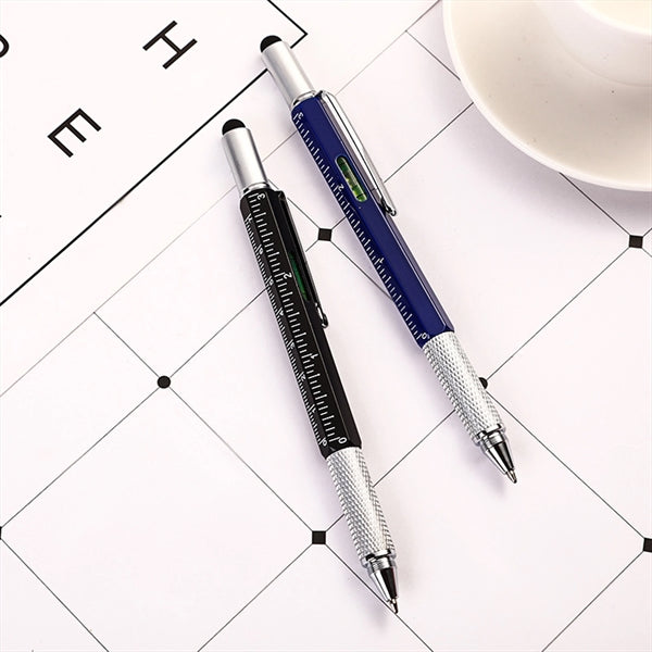 6 in 1 Multifunctional Ballpoint Pen Tech Tool Stylus Design