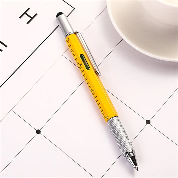 6 in 1 Multifunctional Ballpoint Pen Tech Tool Stylus Design