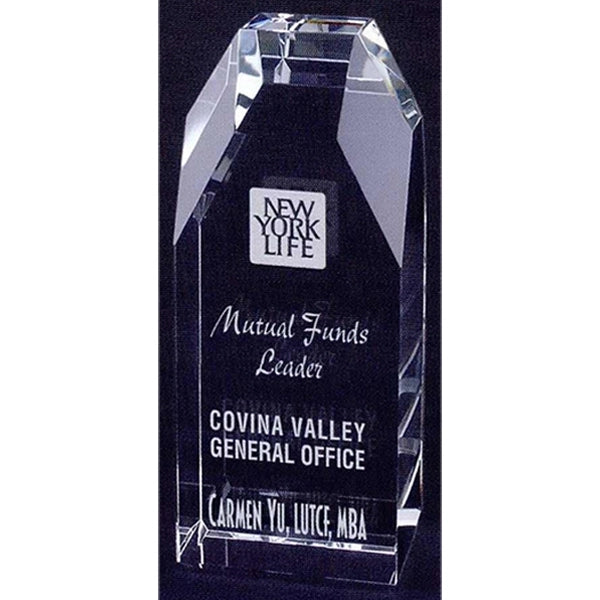 Crystal Landmark award 8"