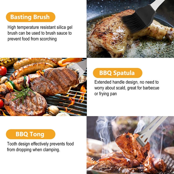 Heavy Duty BBQ Grill Tools Set