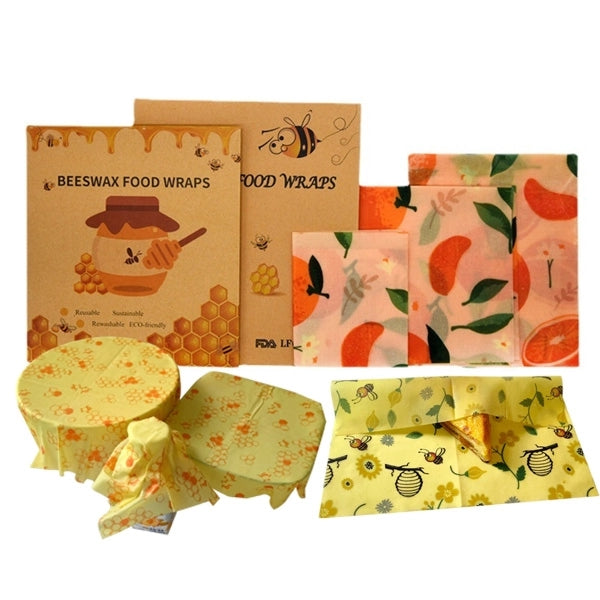 Sized Cotton Fabric Beeswax Food Warps