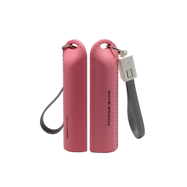 Portable Mini Charger Mobile Power Bank Keychain 2600mah