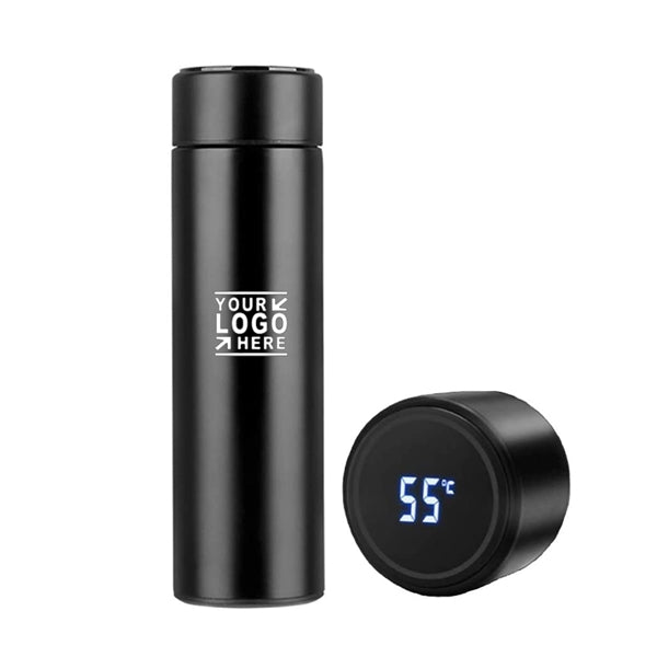 Temperature Display Smart Insulated Water Bottle 17 oz