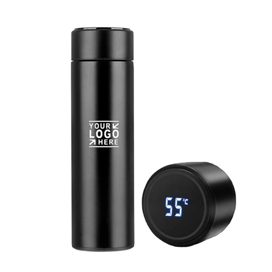 Temperature Display Smart Insulated Water Bottle 17 oz