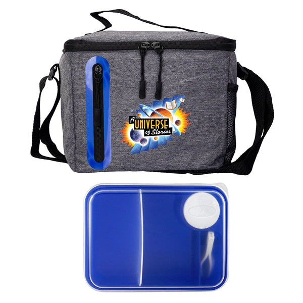 On The Go Oval Cooler Lunch Set