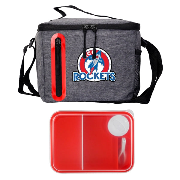 On The Go Oval Cooler Lunch Set