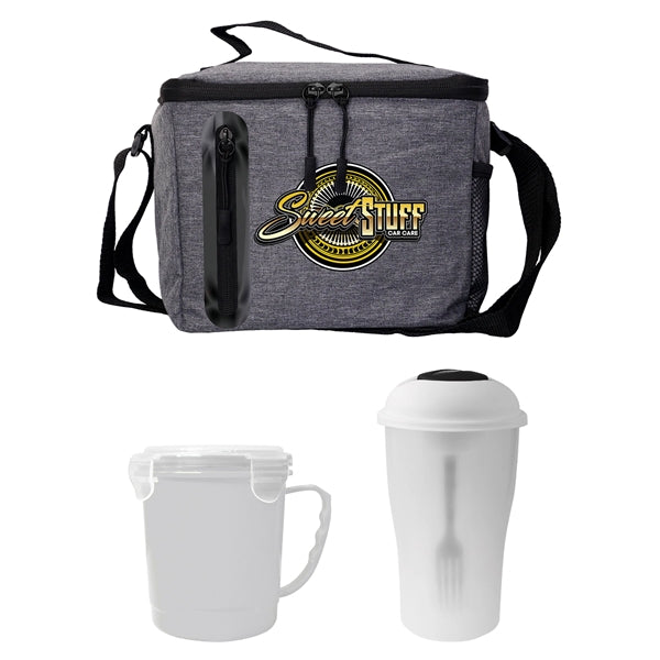 Soup & Salad Oval Cooler Lunch Set