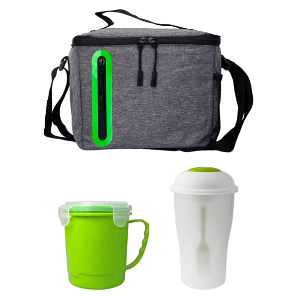 Soup & Salad Oval Cooler Lunch Set