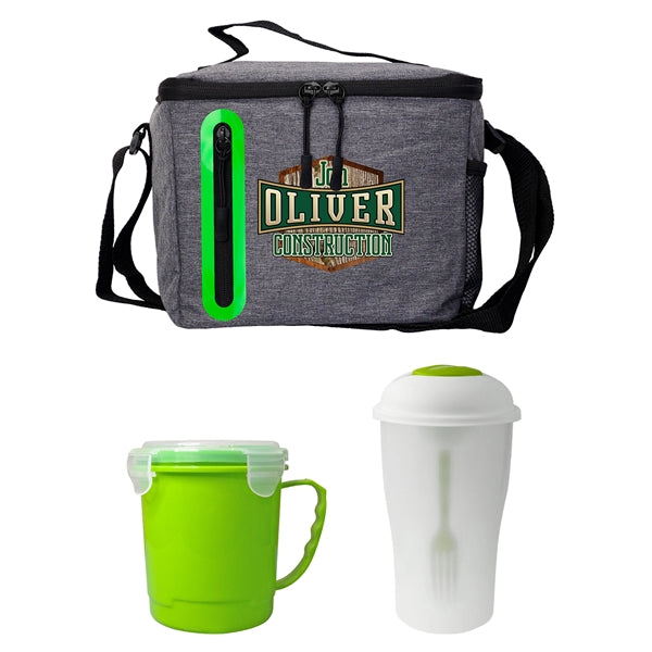 Soup & Salad Oval Cooler Lunch Set