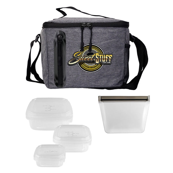 Portion Control & Food Bag Oval Cooler Lunch Set