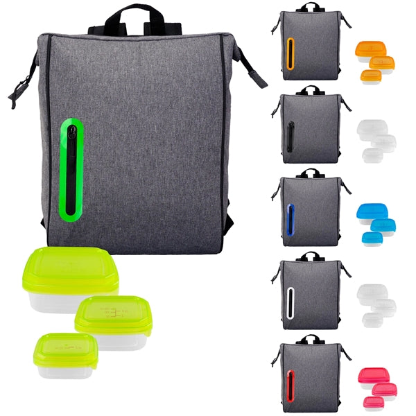 Portion Control Oval Lunch Cooler