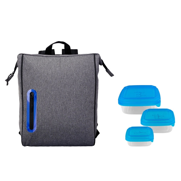 Portion Control Oval Lunch Cooler