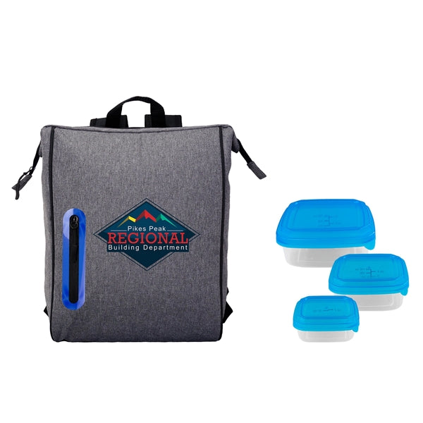 Portion Control Oval Lunch Cooler