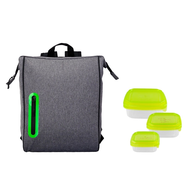 Portion Control Oval Lunch Cooler