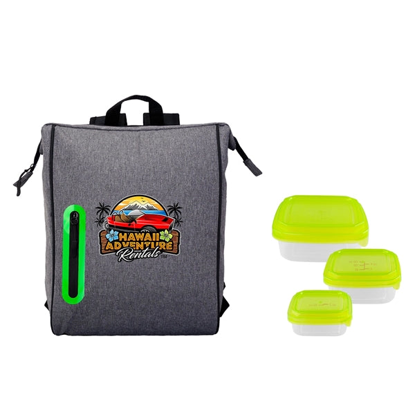 Portion Control Oval Lunch Cooler