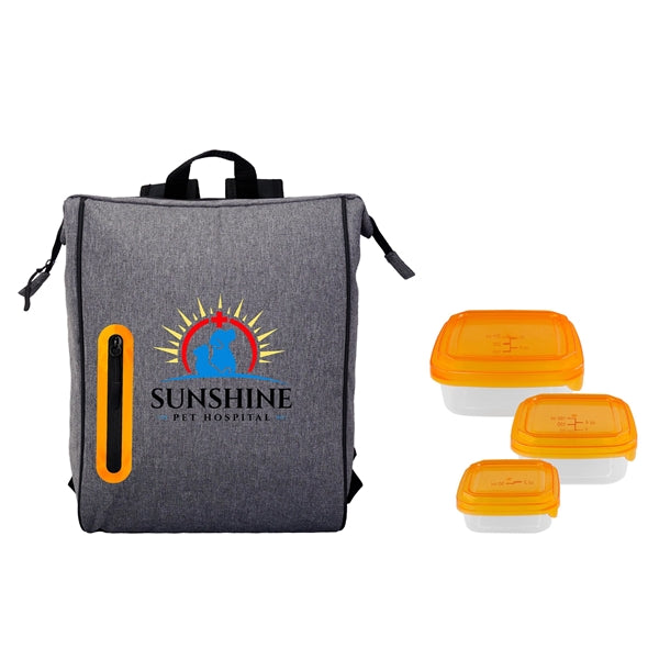 Portion Control Oval Lunch Cooler