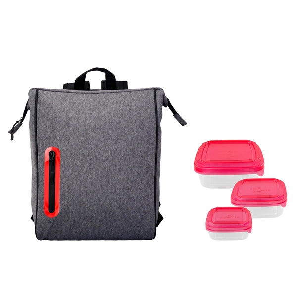 Portion Control Oval Lunch Cooler