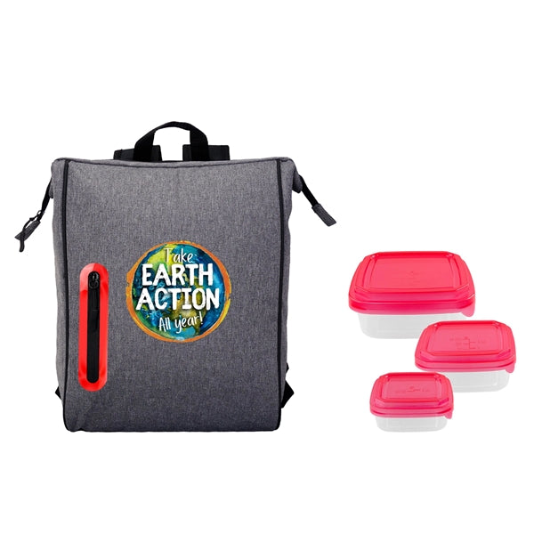 Portion Control Oval Lunch Cooler