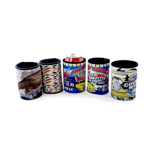 Neoprene Drink Cooler Sleeves for Cans and Bottles