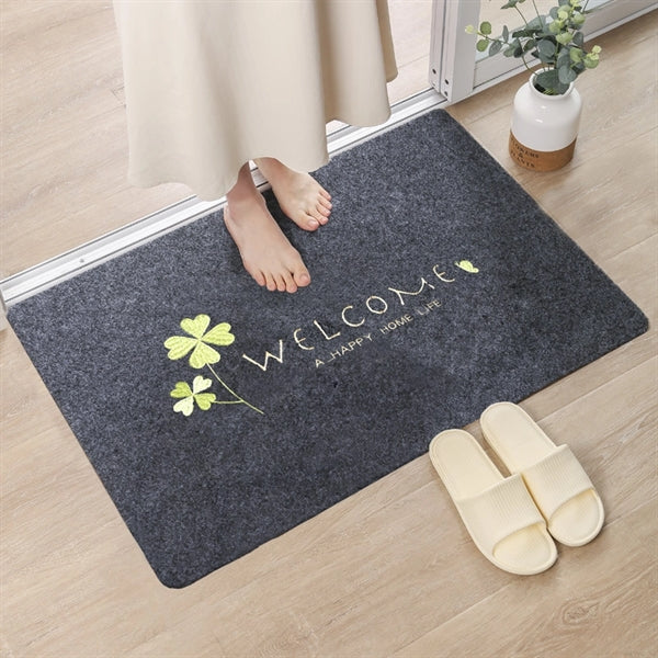 Welcome Doormat Entry Rug Non-slip Mat for Door Outdoor