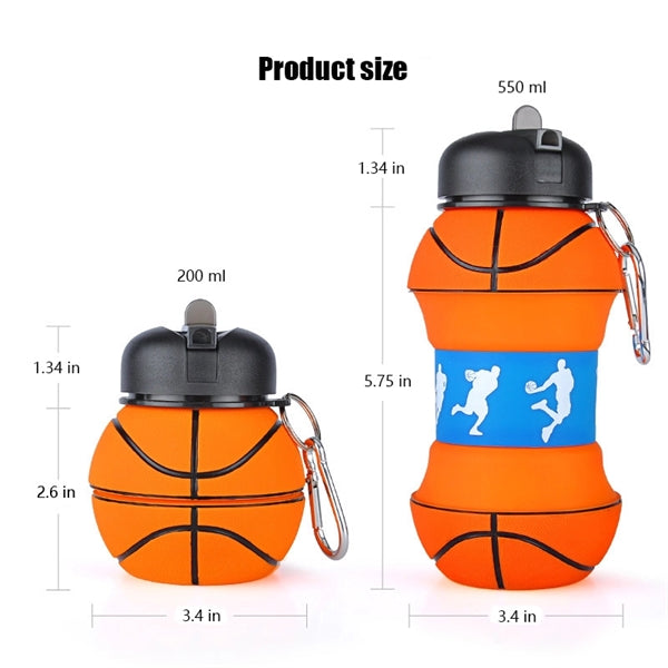 Collapsible Foldable Spherical Sports Water Bottle