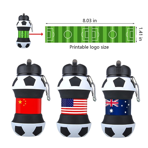 Collapsible Foldable Spherical Sports Water Bottle